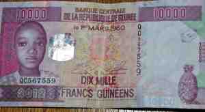 billet de banque Guinée